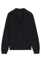 Beckham X Boss-cardigan I Uld Og Cashmere Med En Afslappet Pasform