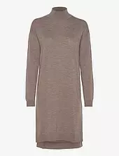 Merino Wool Dress Rosemunde Brown