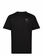 Owl Chest Tee - Gots/vegan Knowledge Cotton Apparel Black