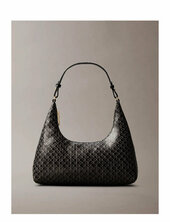 Emblem Aop Conv Shoulder Bag Calvin Klein Black