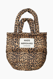 Light Ripstop Pillow Aop Bag - Leo Aop/black - Mads Nørgaard - Leopard One Size