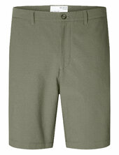 Slhregular-karl Seersucker Shorts Selected Green