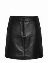 Yaslyma Hmw Leather Skirt Noos Yas Black