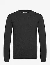 100% Recycle Knit Round Neck Lindbergh Black