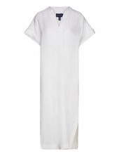 Relaxed Ss Linen Caftan Gant White
