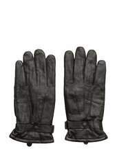Barbour Burnish Leather Glove Barbour Black
