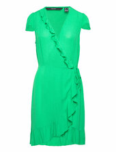 Vmmenny Short C/s Wrap Dress Wvn Ga Vero Moda Green