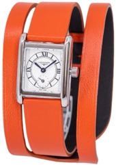 Longines Dameur L5.200.4.75.8 Mini Dolcevita Sølvfarvet/læder