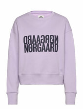 Organic Sweat Tilvina Sweatshirt Mads Nørgaard Purple