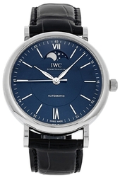 Iwc Herreur Iw459402 Portofino Blå/læder Ø40 Mm
