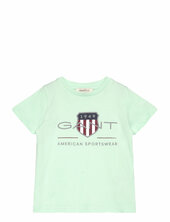 Archive Shield Ss T-shirt Gant Green