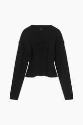 Vivianrs Knit Blouse - Black - Résumé - Sort Xs