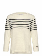 Helen Striped Top Busnel White