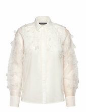 Camden 3d Floral Shirt French Connection White