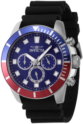 Invicta Herreur 46080 Pro Diver Blå/gummi Ø45 Mm