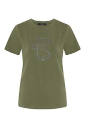 Bruuns Bazaar - T-shirt - Alnusbbruba Tee - Deep Olive