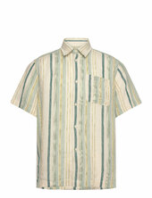 Kai Linen Ss Shirt Les Deux Green