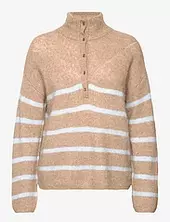 Mmbryna Thora Stripe Knit Mos Mosh Beige