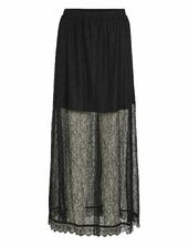 Visusi Hw Lace Skirt Vila Black