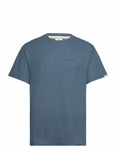 Akkikki S/s Waffle Tee Anerkjendt Blue