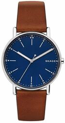 Skagen Herreur Skw6355 Signatur Blå/læder Ø40 Mm