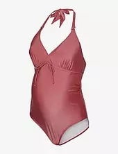 Mlmolly Halter Padded Swimsuit 2f Mamalicious Pink