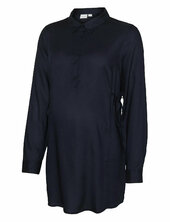 Mlebba Lia L/s Wo Tunic 2f Mamalicious Navy