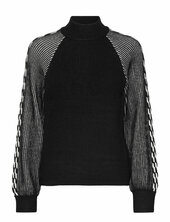 Objsofie Knit Re L/s Pullover 135 Object Black