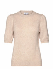 Puff Sleeve T-shirt Davida Cashmere Beige