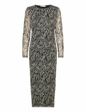 Animal-print Midi-dress Mango Black