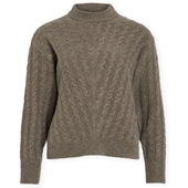 Pullovere Vila  Relli Highneck Knit - Falcon