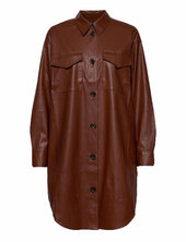 Marie Shirt Dress Designers, Remix Brown