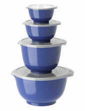 Mixing Bowl Set 8 Parts New Margrethe Rosti Blue