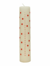 Polka Calendar Candle Oyoy Living Design Red