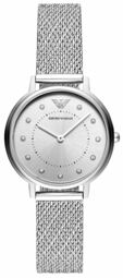 Emporio Armani Dameur Ar11128 Kappa Sølvfarvet/stål Ø32 Mm