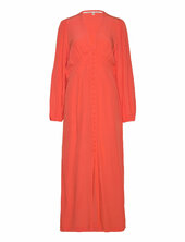 Emanuelle Slim Dress Second Female Red