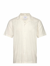 Casual Linen Blend Resort S/s Lindbergh White