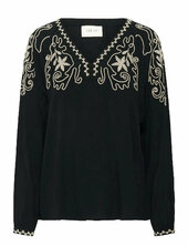 Crrosine Blouse Cream Black