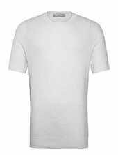 Tencel™ Braided Knitted T-shirt Mango White