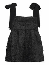 Contrasted Tie Top, 2320 Fil Coupé Stine Goya Black