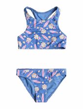 Lorem Crop Top Set Roxy Blue