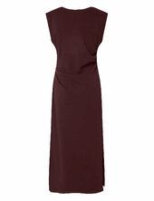 Yaspina Sl Long Dress Noos Yas Burgundy