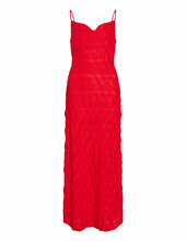 Vireja Waterfall Strap Dress/dc/ka Vila Red