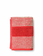Check Towel 70x140 Cm Red/sand Juna Red
