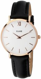 Cluse Dameur Cl30003 Minuit Hvid/læder Ø33 Mm