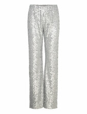 Elasticated Straight Long Pants, 22 Stine Goya Silver