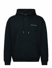 Script Brushback Pullover Hoodie Lyle & Scott Navy
