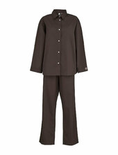 Aura Pyjamas Set Becksöndergaard Brown