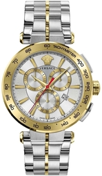 Versace Herreur Ve6ca0423 Aion Sølvfarvet/stål Ø45 Mm