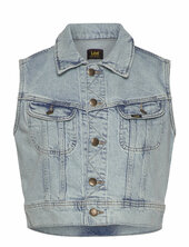 Cropped Rider Vest Lee Jeans Blue
